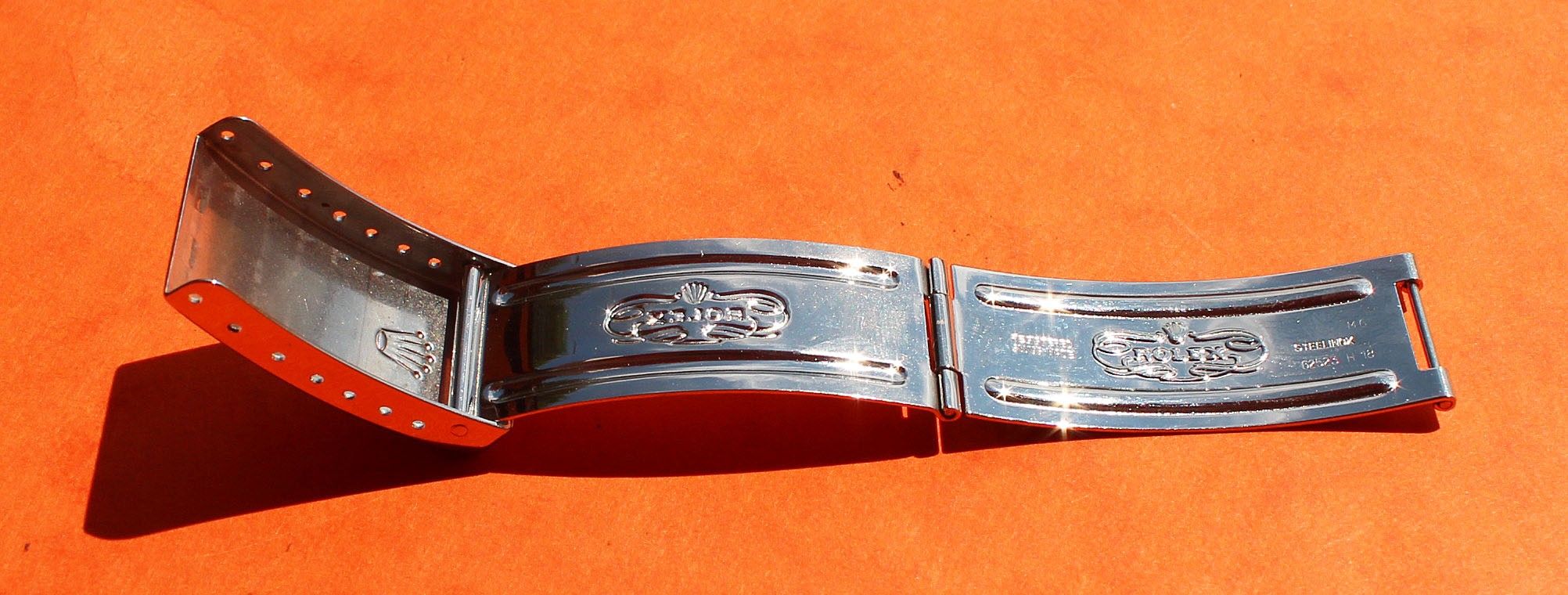 Rolex 62523H18, M6 code clasp 1988 folded Buckle Deployant 20mm Jubilee Bracelet GMT 16713 