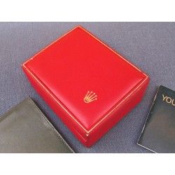 Vintage Collectible Red Rolex Case Box Datejust  Precision air King