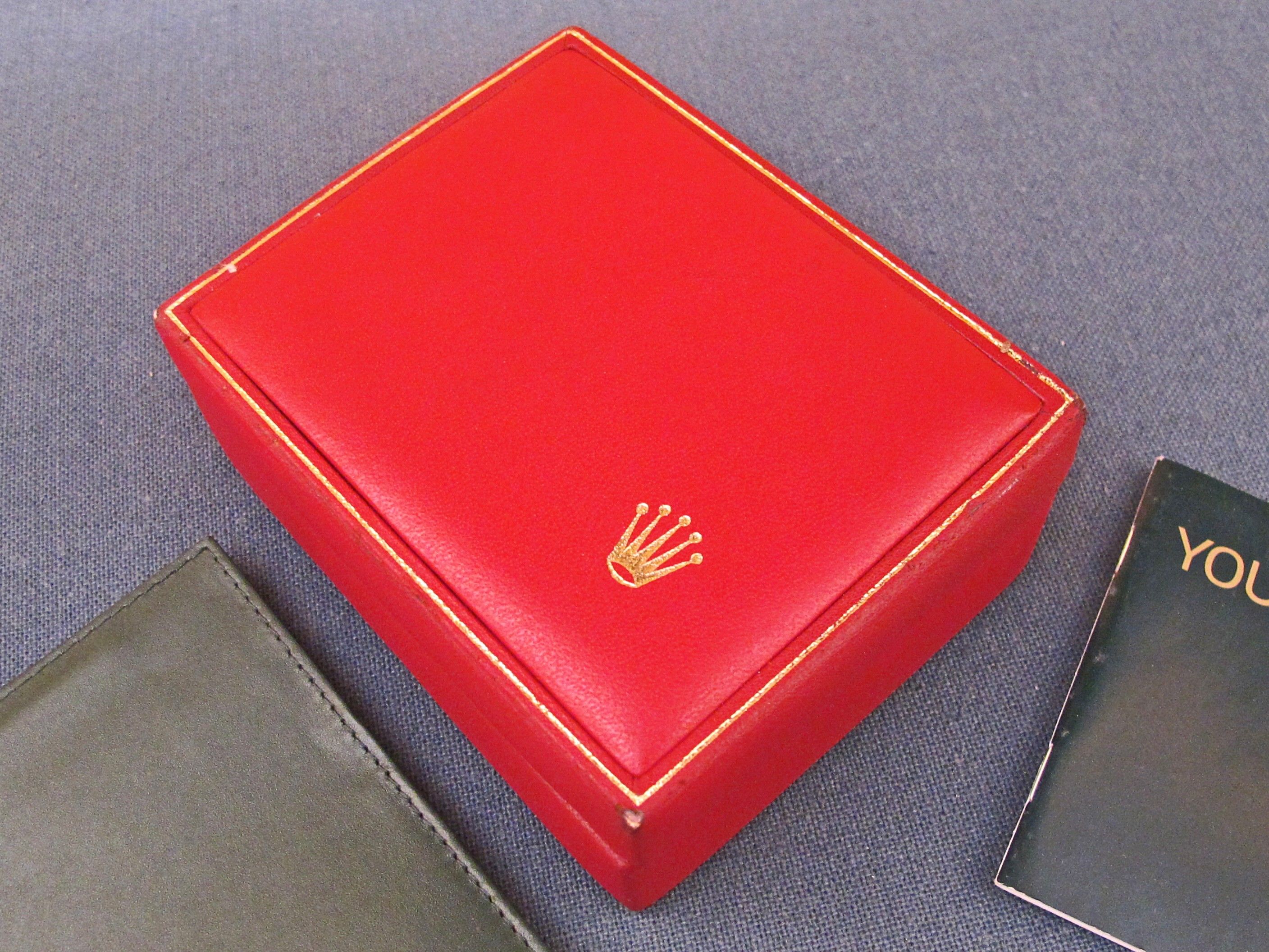 Vintage Collectible Red Rolex Case Box Datejust Precision air King