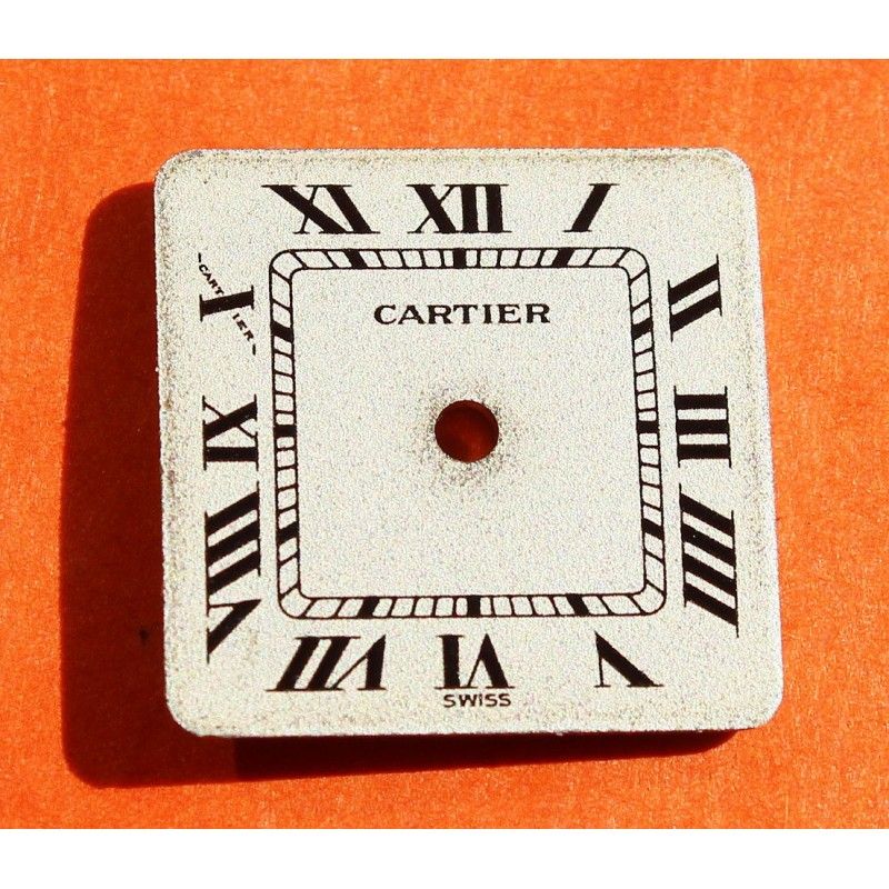 Cartier Genuine Vintage Mint Rare Santos 14.5 x14.5mm Cream Watch Dial ref VA100012
