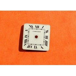 Cartier Santos 18.5 x18.5mm Rare Cadran Crème Chiffres Romains de Montre ref VA100011