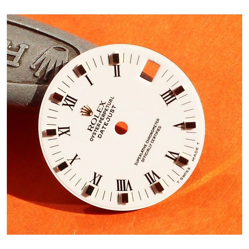 Rolex Rare Original Black Metal color Men's oyster Perpetual Datejust Watch Dial Ø24mm