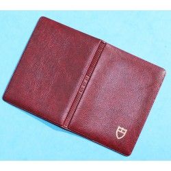 Tudor Vintage Red purple Leather Business Document Guarantee Papers watches Card Wallet ref 106 00 41