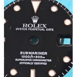 Rolex Vintage Used Poor dial 16800, 168000, 16610 Submariner date Black Index Tritium creamy color cal 3035 T25