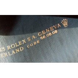 VINTAGE PORTEFEUILLE PASSEPORT PORTE CARTES ROLEX PLASTIQUE VERT