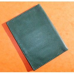 Rare & Vintage ROLEX Green Grain Leather Large Billfold Wallet AUTHENTIC ref 0068.08.34