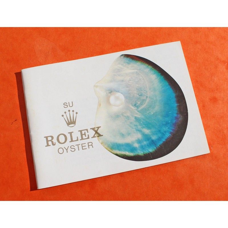 Vintage Rolex Booklet manual watch "Su Rolex Oyster" 1980 Spanish - 5513, 1680, 1675, 6263, 16800