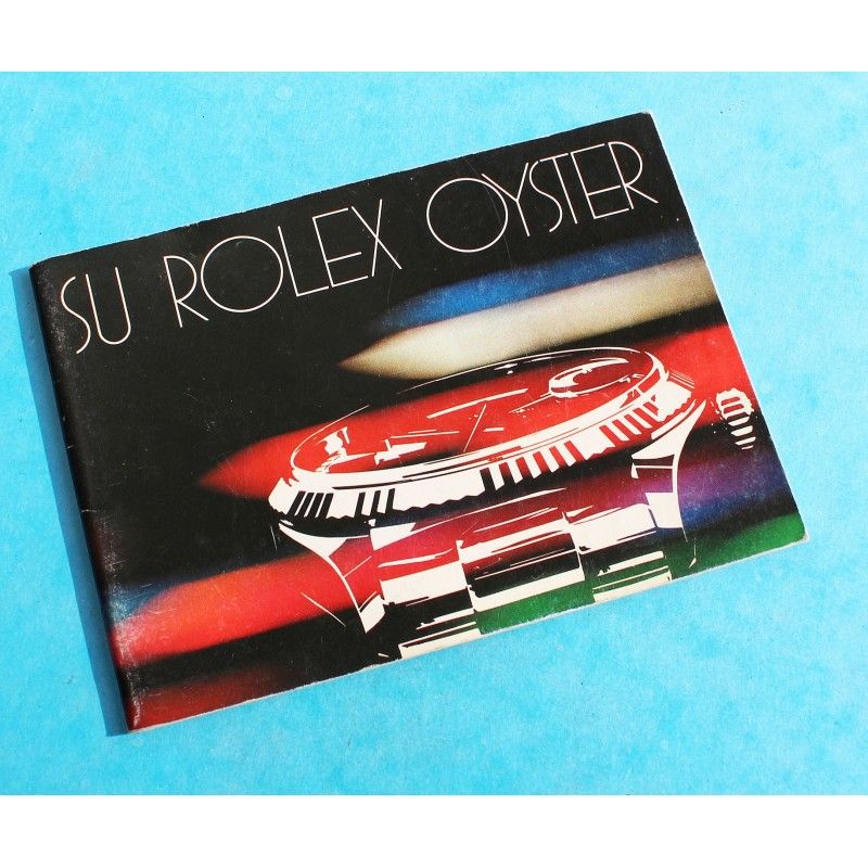 Vintage Rolex Booklet manual watch "Su Rolex Oyster" 1980 Spanish - 5513, 1680, 1675, 6263, 16800