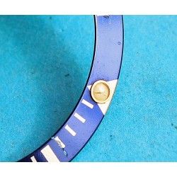 Rolex Cute 90's Faded Blue color Submariner Tutone 16803, 16613, 16808, 16618, Gold Watch Bezel Insert Part