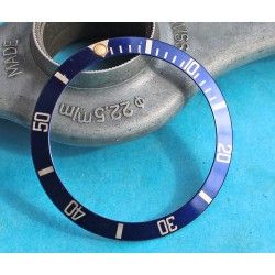 Rolex Cute 90's Faded Blue color Submariner Tutone 16803, 16613, 16808, 16618, Gold Watch Bezel Insert Part