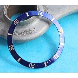 ROLEX INSERT FADED  LUNETTE BLEU MONTRE SUBMARINER DATE 16613, 16618, 16803, 16808 PERLE TRITIUM