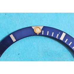 ROLEX INSERT FADED  LUNETTE BLEU MONTRE SUBMARINER DATE 16613, 16618, 16803, 16808 PERLE TRITIUM