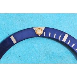 Rolex Cute 90's Faded Blue color Submariner Tutone 16803, 16613, 16808, 16618, Gold Watch Bezel Insert Part