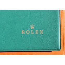 ROLEX ACCESSOIRE PORTE DOCUMENT, PORTEFEUILLE EN CUIR VERT POUR CARTES, GARANTIES, NOTICES MONTRES