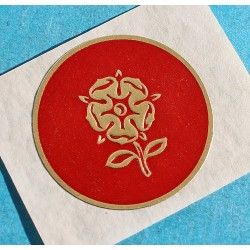 Rolex Tudor Big Rose Rare Sticker Adhésif rouge 25mm Montres Vintages Submariner 7922, 7924, 7928,7016 