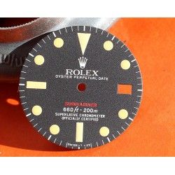 Incredible Vintage Rolex 'Red' Submariner DIAL Watch 1680 -MARK IV- SINGER Version-Hard To Find Collectible !!!