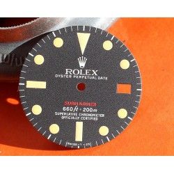 Vintage 1680 Rolex Cadran ROUGE SINGER Submariner Date tritium RED -MARK IV-