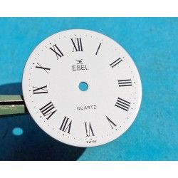 Authentique Cadran blanc EBEL QUARTZ Chiffres romains ref 1187151 Ø23.55mm montres