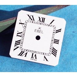 Authentique Cadran Dames blanc EBEL QUARTZ Chiffres romains Ø18mm montres