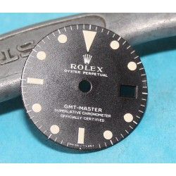 Rolex Original Cadran Ø27mm Mark II montres GMT-Master 1675 mat Relumed Cal 1575, 1565 automatique