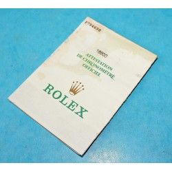 ROLEX VINTAGE 1981 WARRANTY PAPER 4109 WATCHES ROLEX, Ref 572.02.145