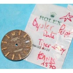 ROLEX RARE VINTAGE CADRAN GRIS PERLE MONTRES OYSTER PERPETUAL DATE Ø27mm Calibres 1560, 1570