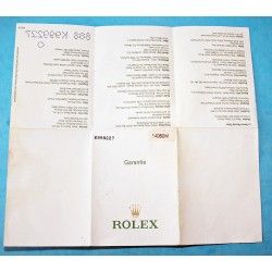 ROLEX VINTAGE 2001 WARRANTY PAPER 888 WATCHES ROLEX, Ref 564.00.1W