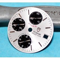 Rare cadran Argent montres Tudor Prince Date Chronograph 40mm ref 79280, 79280, 79260, 79160, 79270 Ø29mm