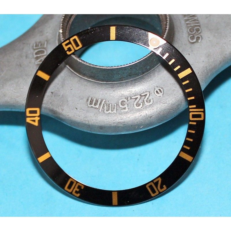 Rolex Submariner Date 18k Gold & 16613, 16803, 16808, 16618 Luminous Watch Bezel Blue Insert Graduated