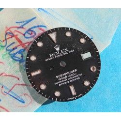 Rolex Vintage Used Poor dial 16800, 168000, 16610 Submariner date Black Index Tritium creamy color cal 3035 T25