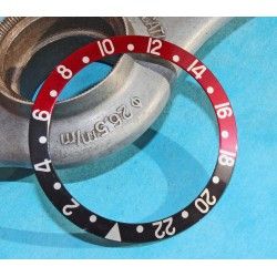 Rolex Fat Font bezel watch Insert GMT Master II 16710, 16700, 16760 Sophia Loren, Fat Lady OEM Original