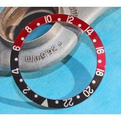 Rolex Fat Font bezel watch Insert GMT Master II 16710, 16700, 16760 Sophia Loren, Fat Lady OEM Original