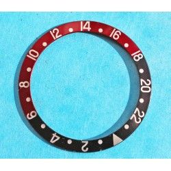 Rolex Fat Font bezel watch Insert GMT Master II 16710, 16700, 16760 Sophia Loren, Fat Lady OEM Original