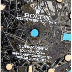 ROLEX RARE VINTAGE CADRAN SPIDER TROPICAL MONTRES SUBMARINER DATE TRANSITION 16800, 168000, TRITIUM cal auto 3035, 3135 