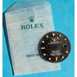 Rolex Vintage Glossy Spider Web dial 16800, 168000, 16610 Submariner date Black Index Tritium creamy color cal 3035