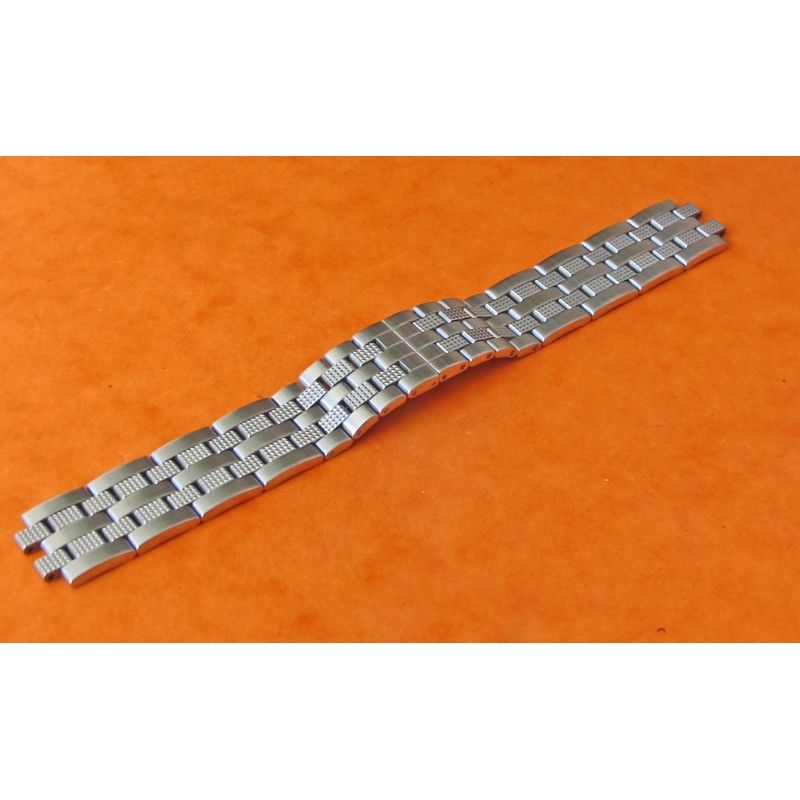 20mm BRACELET HEAVY BRUSHED STAINLESS STEEL WATCH BAND STRAP