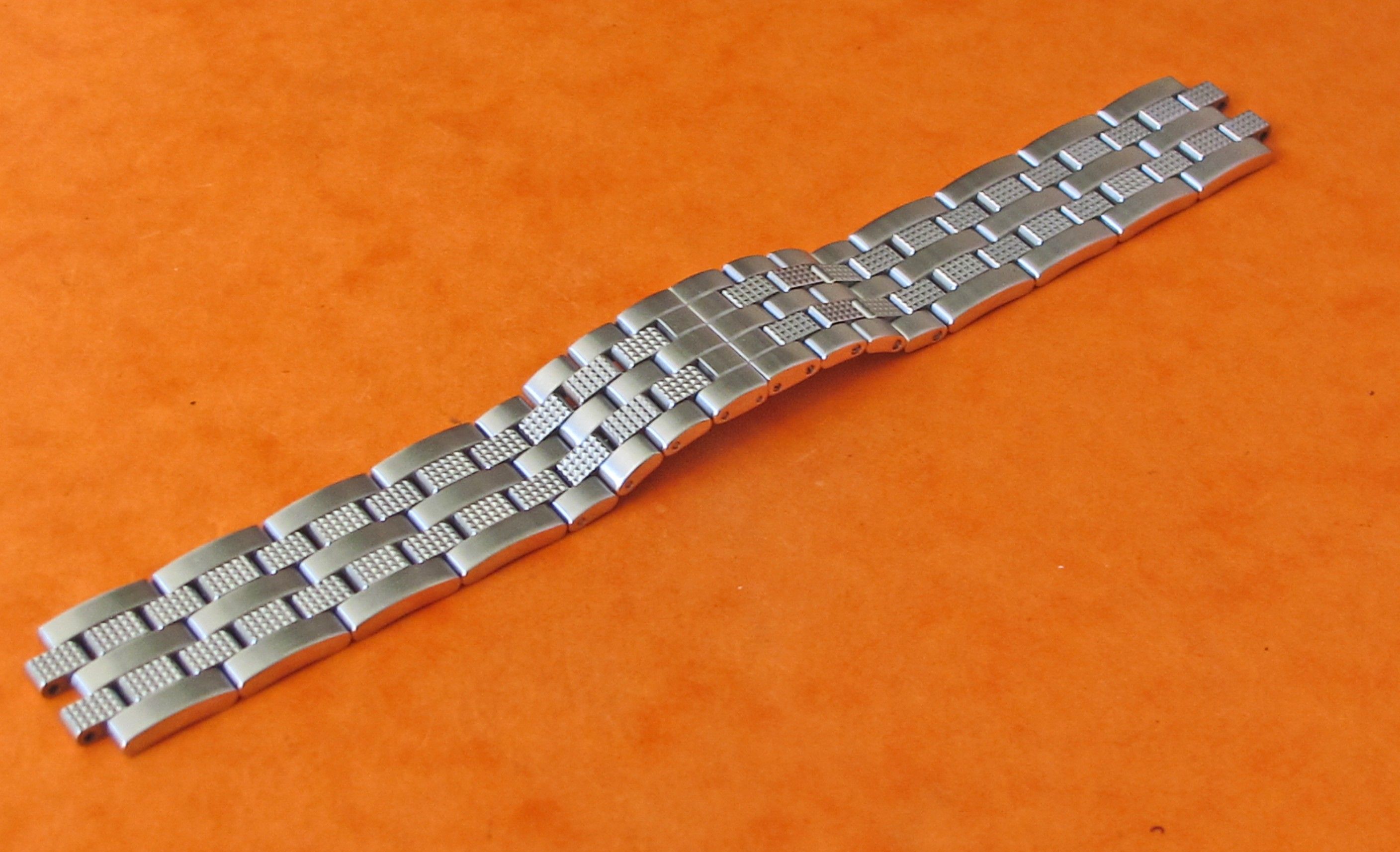Steel watch band. Cuban Bracelet 20mm.
