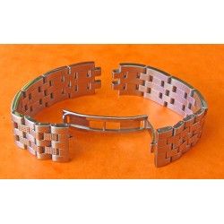 20mm BRACELET HEAVY BRUSHED STAINLESS STEEL WATCH BAND STRAP