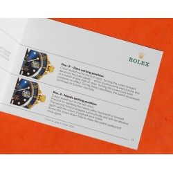 Rolex Submariner, Sea Dweller booklet manual french 2004 Submariner watches 14060M, 16610, 16613, 16618, 16600