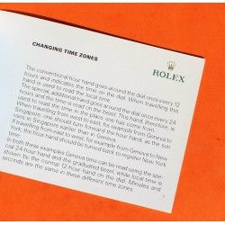 Vintage Genuine 1999 Rolex Explorer I & II Watches Owners Manual Booklet Manual Instructions French 14270, 16570