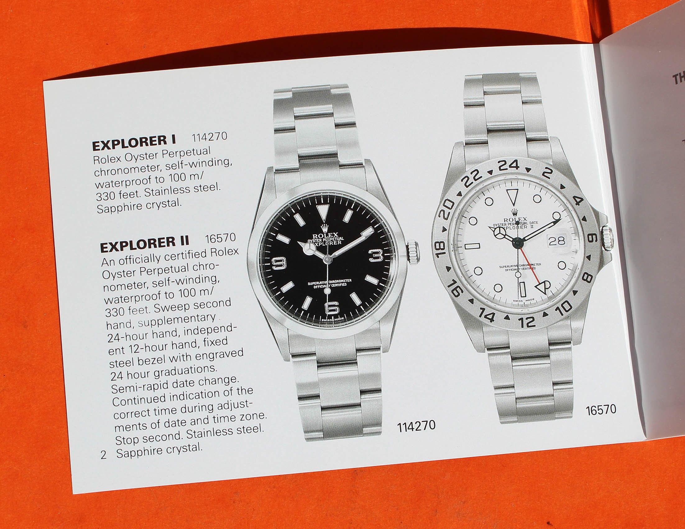 rolex explorer 2 manual