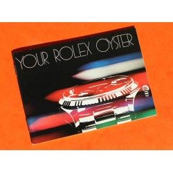 Rolex 1979 Collector livret YOUR ROLEX OYSTER montres vintages Rolex Booklet anglais 5513, 1680, 1675, 6263, 16800