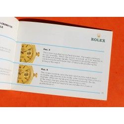 Vintage Rolex Booklet manual watch "Su Rolex Oyster" 1982 Spanish - 5513, 1680, 1675, 6263, 16800