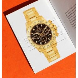 Rolex Cosmograph Daytona watch booklet, manual 116509, 116515, 116518, 116519, 116520, 116523, 116528, 116568, 116589