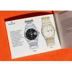 Vintage Rolex 70's Instruction Booklet Oysterquartz 17000, 170000, 170133, 190199, 190188