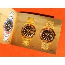 ROLEX VINTAGE COLLECTOR 1986 LIVRET MONTRES GMT MASTER 16750, 16758, 16753, 16760 BOOKLET, MANUEL, MODE D'EMPLOI 