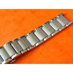 19mm BRACELET HEAVY BRUSHED STAINLESS STEEL WATCH BAND STRAP