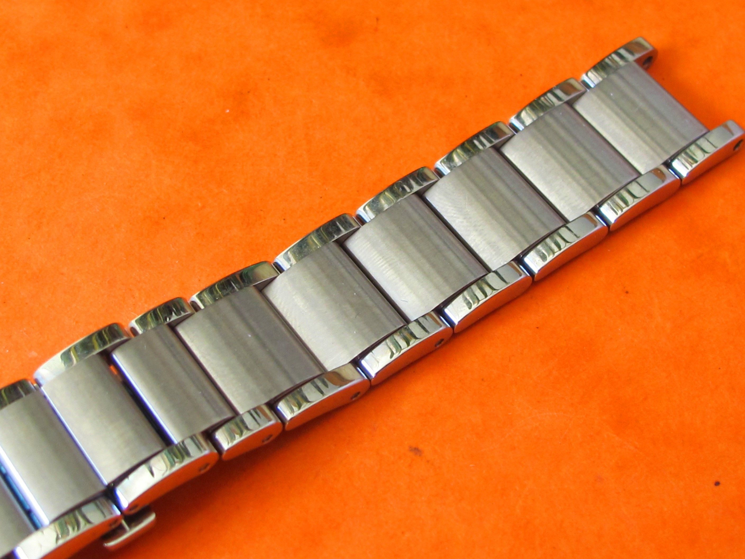 19mm Luxury Stainless Steel Watch Bands Solid Metal Heavy Type