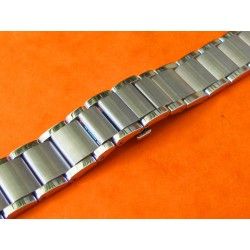 19mm BRACELET HEAVY BRUSHED STAINLESS STEEL WATCH BAND STRAP