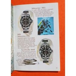 Collector livret, catalogue montres vintages Booklet Rolex Oyster 70's Submariner, Daytona, Daydate 5513, 1680, 1675, 6263, 1803